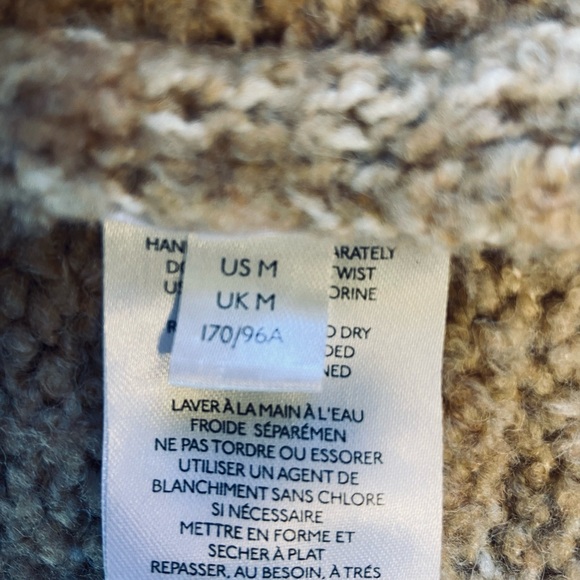 Anthropologie “Lilla” Oversized Wool Blend Cardigan Sweater Size Medium - Picture 9 of 11